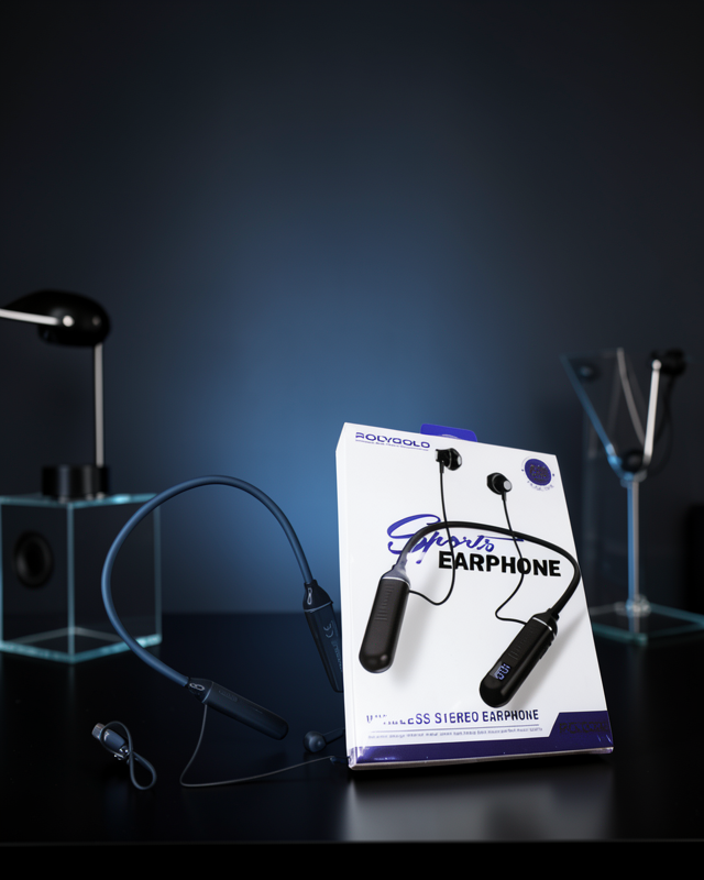 Kulak içi Bluetooth Kulaklık PG-100 Boyun Bantlı, 50 Saat Konuşma Süresi