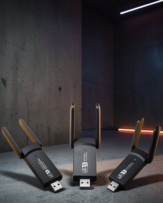 USB WiFi Adaptörü 5G Destekli Dual-Band UCZZZWİFİADAPTÖR-2