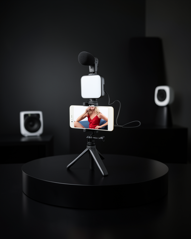 Vlog Kiti Mini Tripod Telefon Tutucu UCZZZAY49KAMERATELEFONTUTUCU5