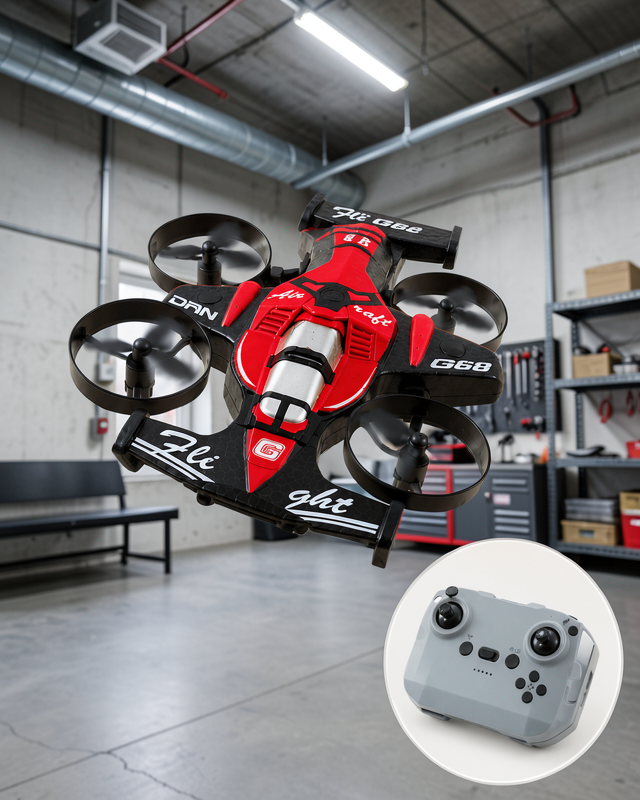 RC Drone 4 Pervaneli 360° Dönüşlü Akrobatik Uçuş UCZZARABADRON-2