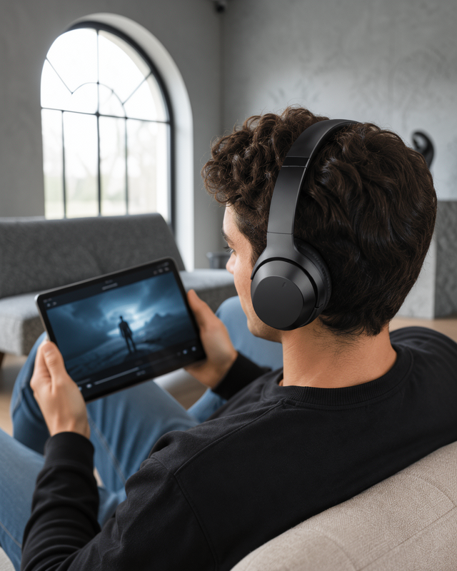 Kablosuz Kulaklık Siyah Bluetooth 5.0 18 Saat Batarya XUCZZZHN01KULAKLIKKKKK-3