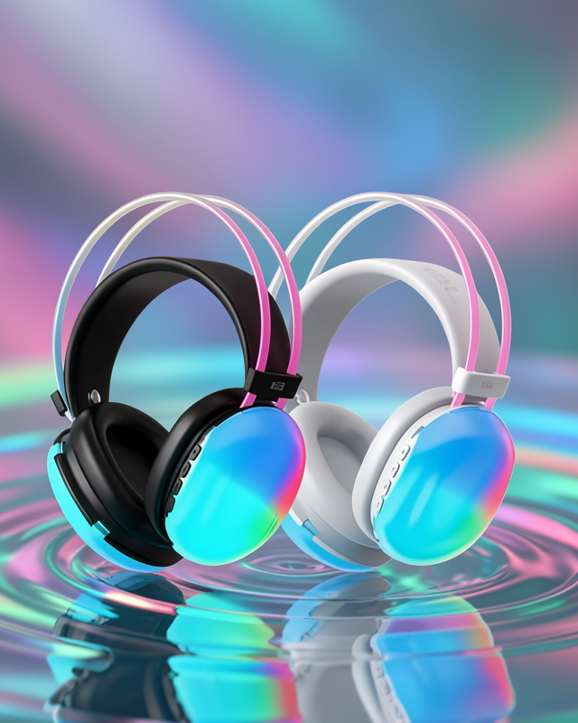 Kablosuz RGB Aydınlatmalı Kulaklık PG-580
