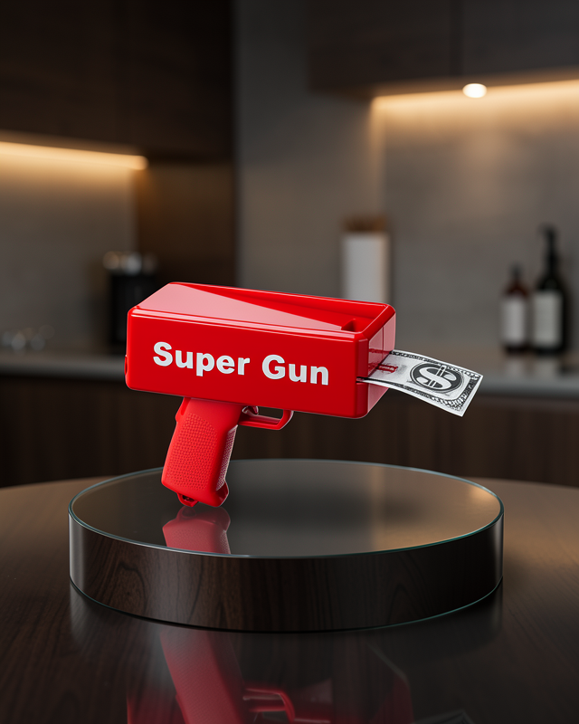 Para Saçma Tabancası Kırmızı UCZZZSUPERGUNNNN5