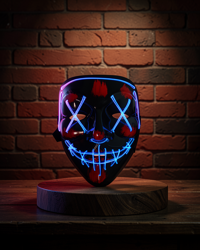 LED Işıklı Neon Maske UCZZZLEDMASKEEEEEE3