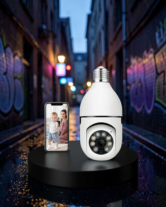Ampül Kamera 360 Derece Wi-Fi Full HD 1080p UCZZZLFS2KAMERAAAAAA3
