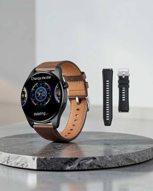 Yuvarlak Kasa 46mm Akıllı Saat UCZZZHKHERO4SAATTTT2