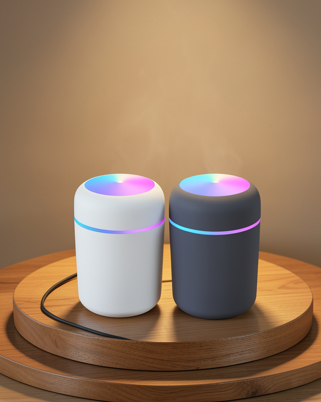 Mini LED Işıklı Aromaterapi Buhardanlık UCZZZH2ONEMLENDİRİCİİİİ2