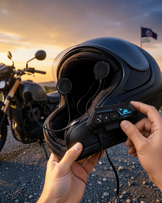 Kask İçi Bluetooth Kulaklık BT22 Model XUCZZZBT22KULAKLIKKK-2-1