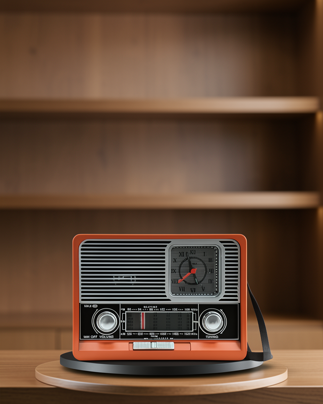 Bluetooth Radyo Saatli Fenerli AUX SD USB UCZZZNOSTALJİK1647RADYOOO3