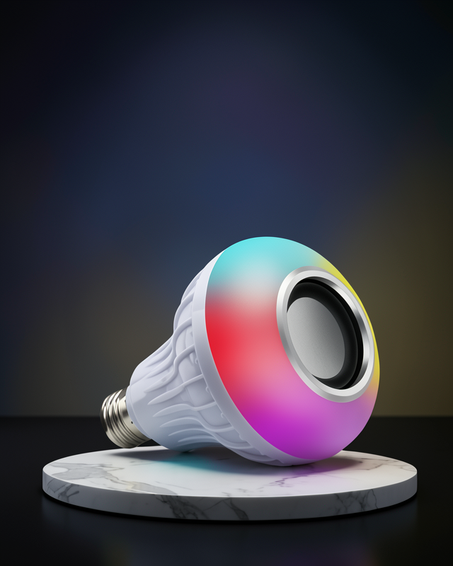 Ampül Görünümlü Bluetooth Hoparlör Rgb Led Işık Değiştirme UCZZZLAMBAHOPARLÖRRR2