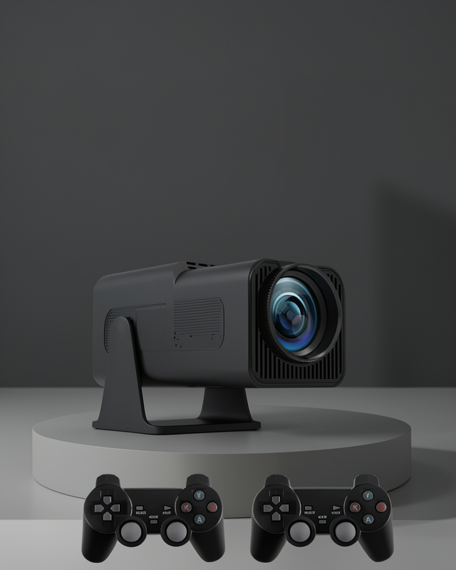 Taşınabilir Game Projektör 1080P 4K Çift Kollu UCZZZPROJEKSİYONGAMEBOXX1