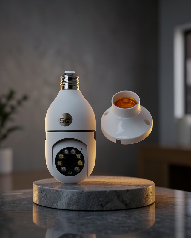 Akıllı Kamera 360 Derece Dönebilen Duy Kamera UCZWİFİKAMERAAMPUL1