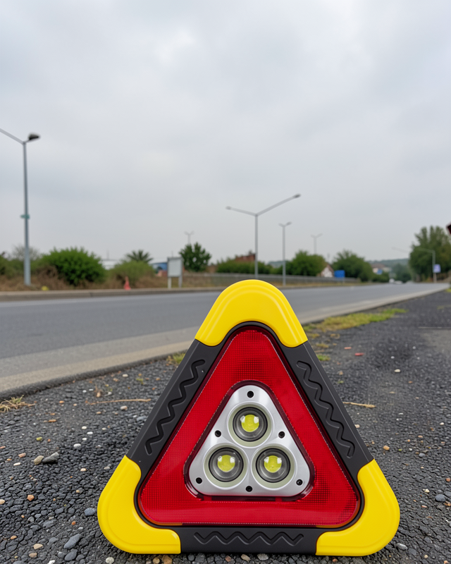 Üçgen Işıklı Güneş Paneliyle Şarj Edilen Reflektör UCZDP209REFLEKTÖR1