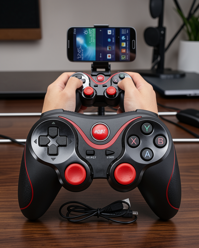 X3GAMEPAD Bluetooth 2.4G Oyun Kumandası