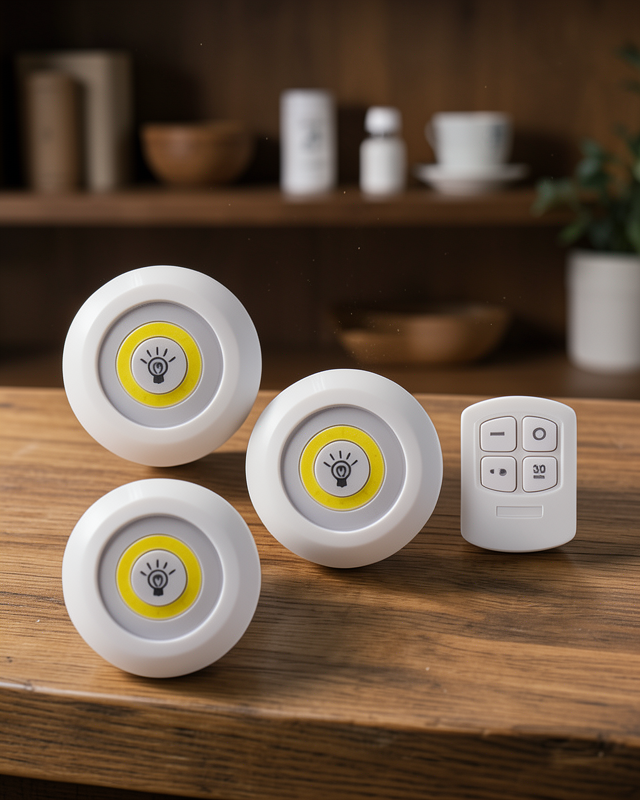LED Mutfak Dolap Altı Işığı Uzaktan Kumandalı 3'lü UCZ3LÜLAMBA2