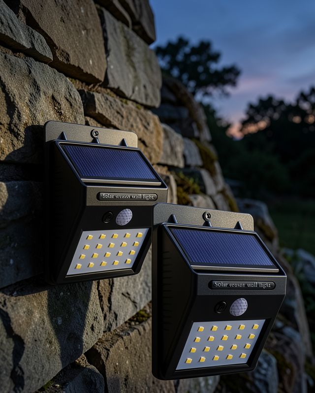Güneş Enerjili 20 LED Duvar Lambası UCZSENSÖRLÜLAMBA3