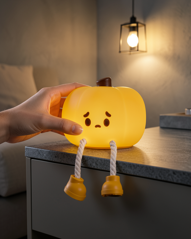 Şarjlı Dokunmatik LED Gece Lambası XUCZZKABAKIŞIK-1-1