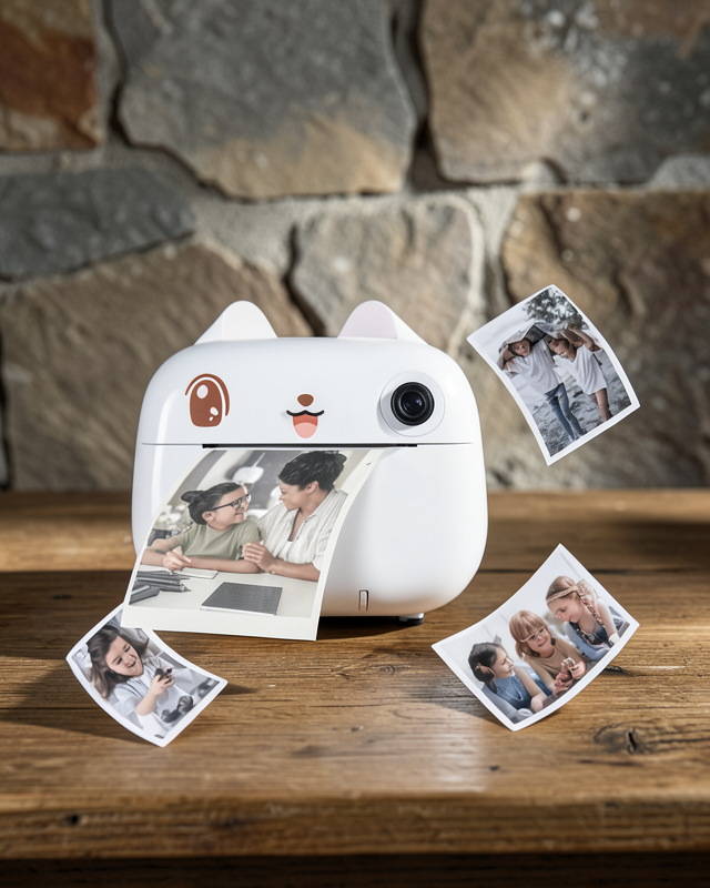 Çocuk Fotoğraf Makinesi HD Anlık Termal Baskı UCZPRİNTERKAMERA1