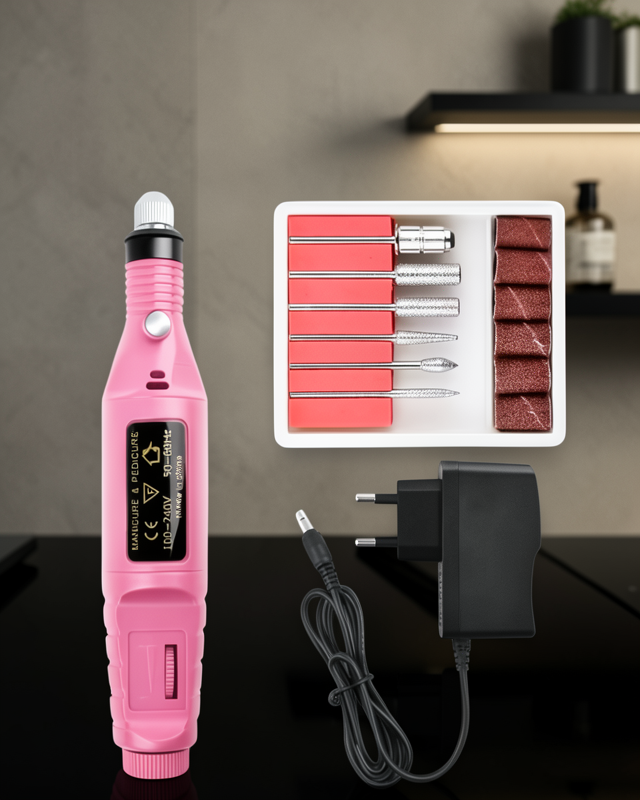 Elektrikli Tırnak Temizleyici Seti 13.8 cm USB Şarjlı UCZTIRNAKTÖRPÜ3