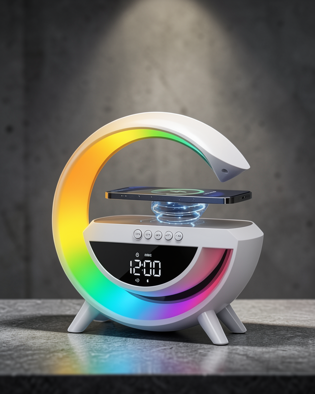 Bluetooth Hoparlör Dijital Göstergeli RGB Işıklı UCZGOOGLEDİJİTAL3