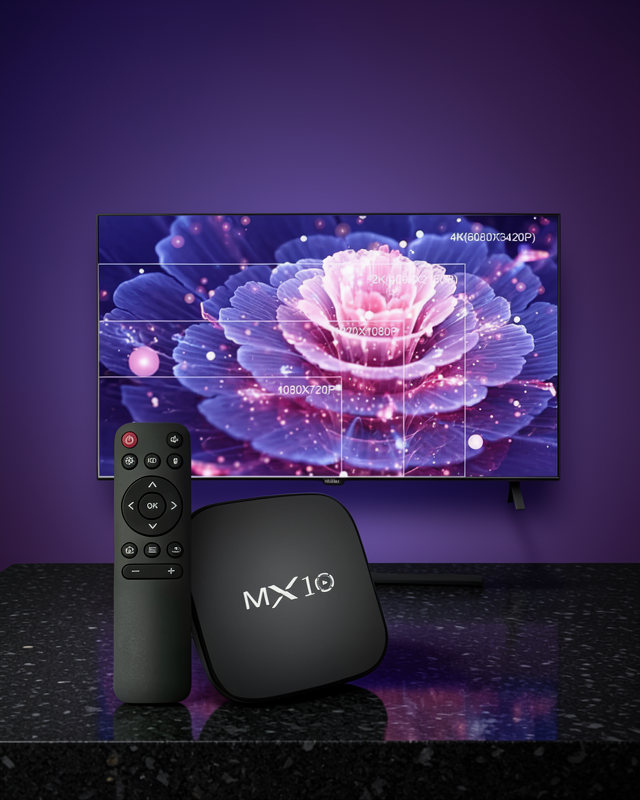 TV Kutusu 4K UHD 4 Çekirdekli Wi-Fi Bağlantılı UCZMXBOXS3