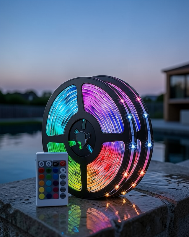 5 metre şerit LED RGB kumandalı güç adaptörü UCZ5MŞERİTLED1