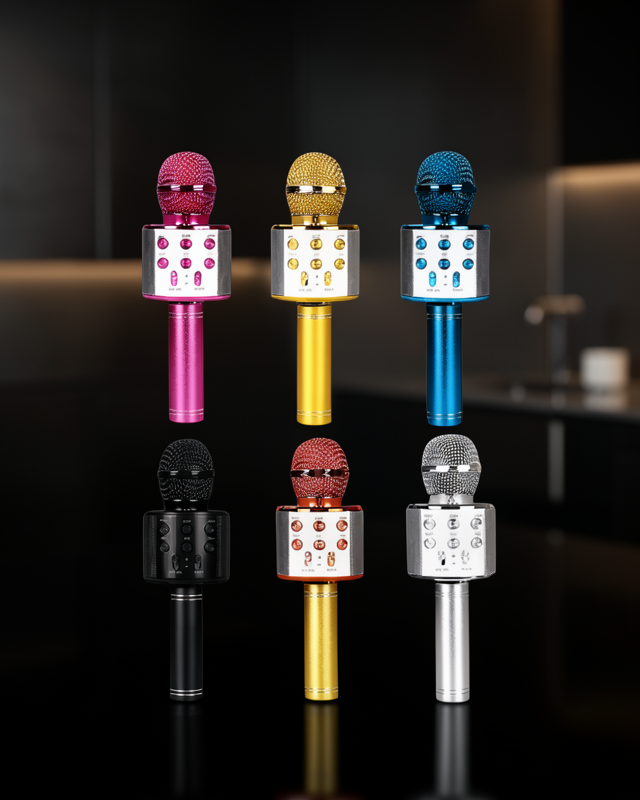 Kablosuz Karaoke Mikrofon USB ve AUX Girişli UCZKARAOKEMİKROFON2