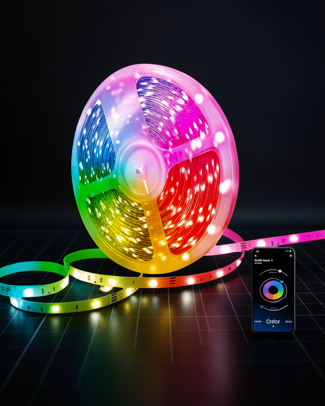 10 Metre Şerit LED Bluetooth Sese Duyarlı UCZ10METRELEDD