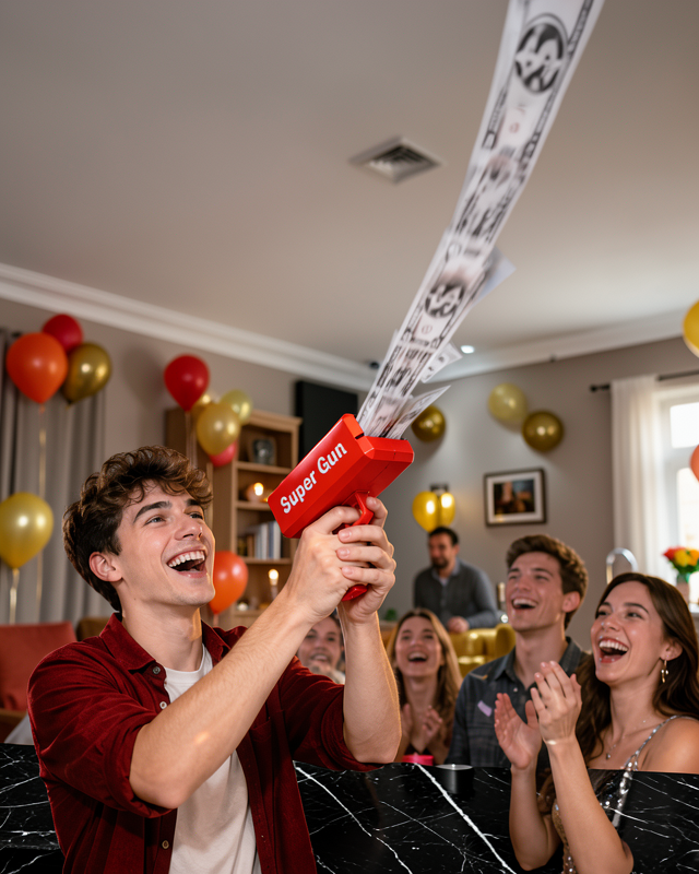 Kâğıt Atma Oyuncağı XUCZSUPERGUNNNN-6 130 Kâğıt Dahil