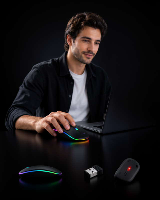 Şarjlı Kablosuz Mouse Pg9009mouse-1