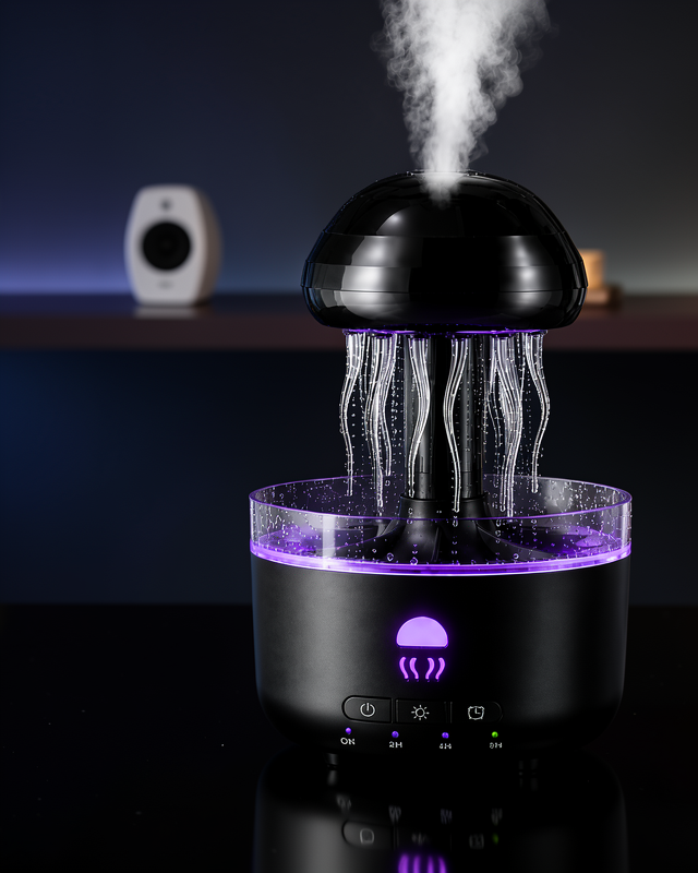 Hava Nemlendirici RGB Gece Lambalı Ultrasonik 1 L
