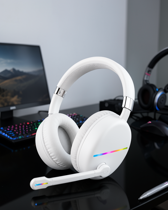 Kulak Üstü Bluetooth Kulaklık Mikrofonlu Ergonomik Tasarım UCZZMAX17BEYAZ-5-1