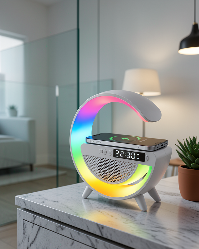 15W Kablosuz Şarjlı 13 Renkli LED Atmosfer Lambası XUCZGOOGLEDİJİTAL-9