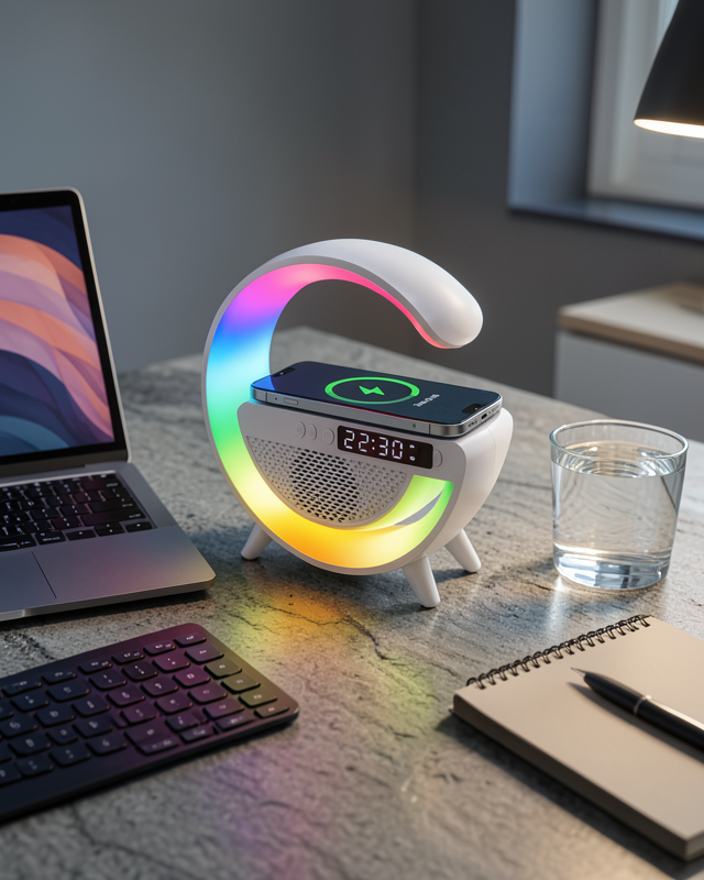LED Masa Lambası 13 Renkli Kablosuz Şarjlı XUCZGOOGLEDİJİTAL-7