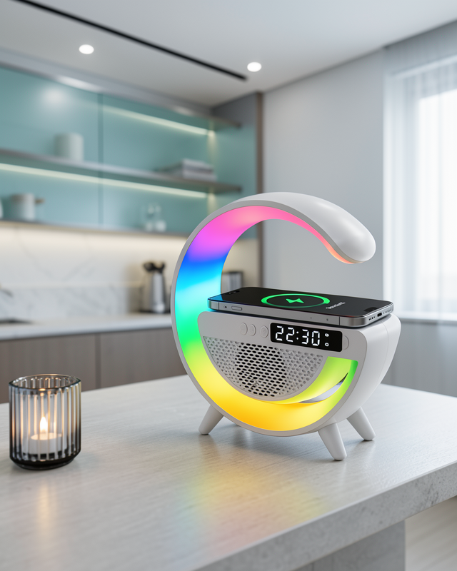 15W Kablosuz Şarjlı LED Atmosfer Lambası XUCZGOOGLEDİJİTAL-6