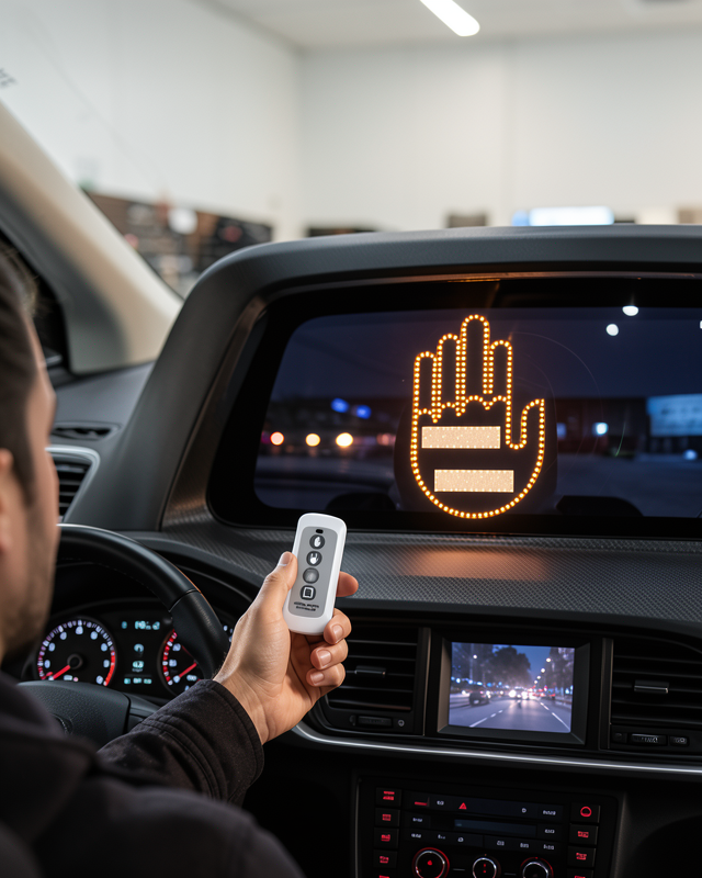 LED El Şekilli Park Uyarı Cihazı XUCZGESTURE-7