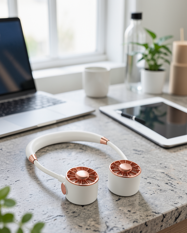 Katlanabilir Mini Vantilatör USB Şarjlı 3 Hız Seçeneği XUCZB135BOYUNVANTİLATÖR-6