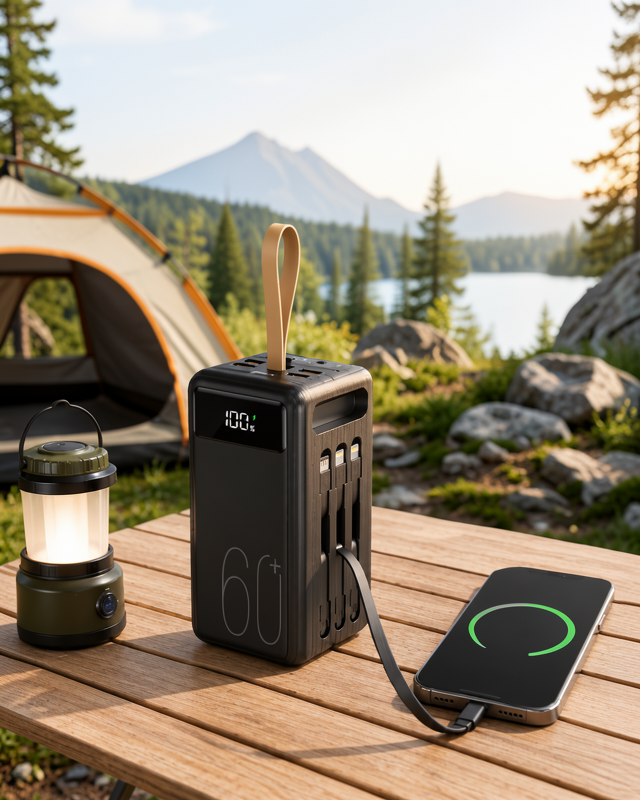 LED Ekranlı 20000mAh Çok Fonksiyonlu Powerbank XUCZ60000POWERBANK-8