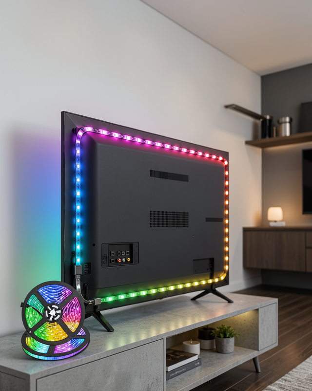 RGB Şerit LED 5 Metre Enerji Tasarruflu XUCZ5MŞERİTLED-10
