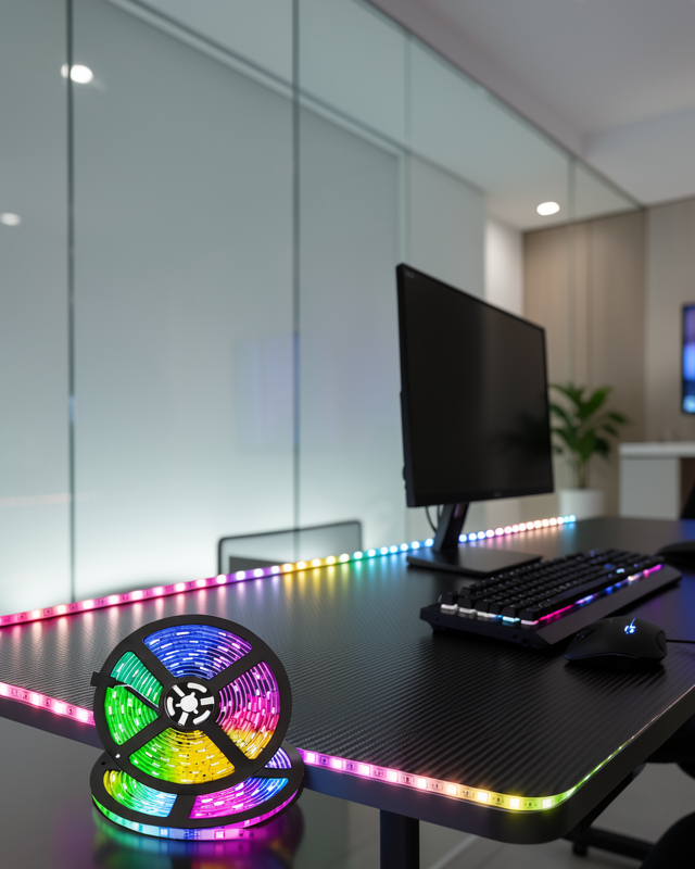 5 metre kumandalı su geçirmez LED şerit XUCZ5MŞERİTLED-9