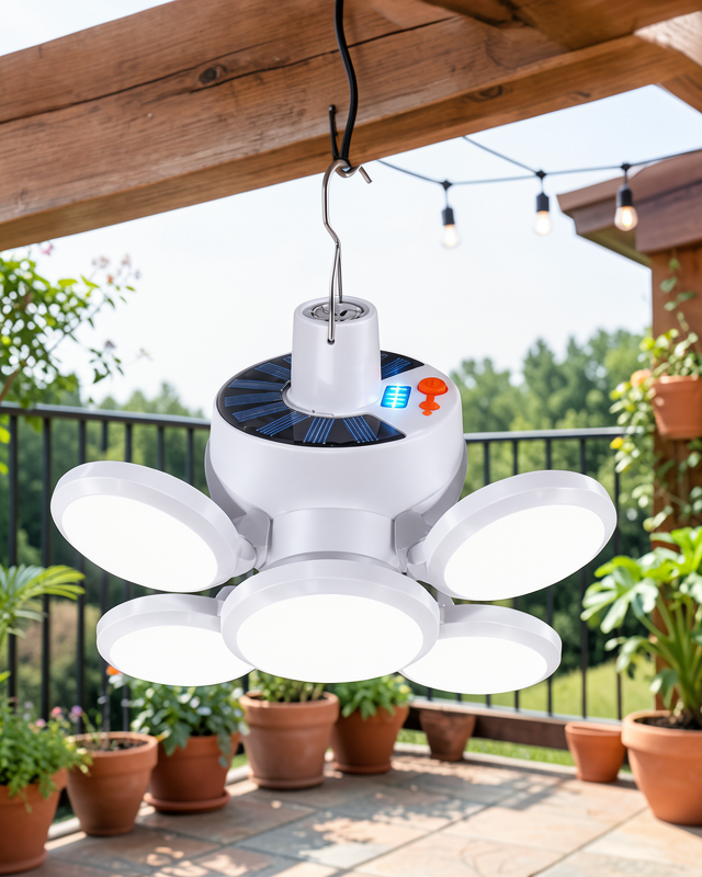 Katlanabilir Solar LED Kamp Lambası XUCZ5KANATLIILAMBA-7