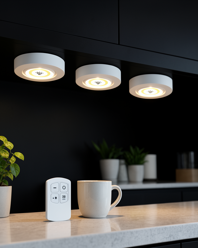 Kablosuz 3'Lü Spot Led Lamba Seti XUCZ3LÜLAMBA-6