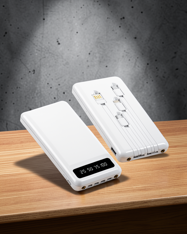 LED Işıklı 20.000mAh Powerbank LCD Gösterge XUCZ20MAHPOWERBANK-8