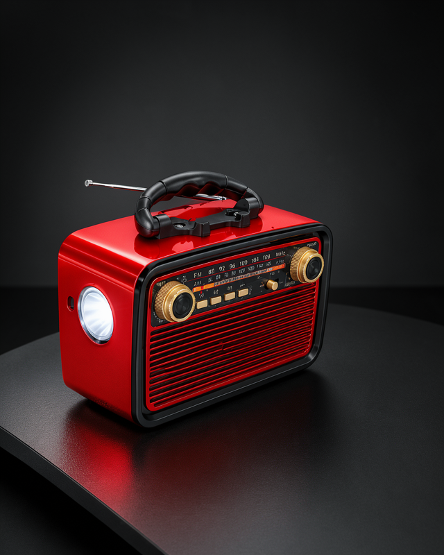 Ahşap Radyo LED Işıklı TF SD USB Girişli UUCZZZZKTF1467RADYOOOO2-1