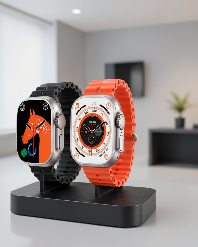 Akıllı Saat Titreşimli Bildirim 45mm Gümüş Kasa UUCZZZT800AKILLISAATTT1-1