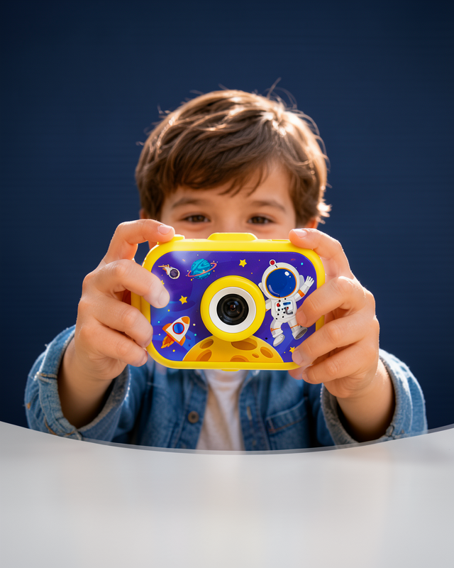 Çocuk Dijital Fotoğraf Makinesi Type-C Şarjlı 2.0 İnç TFT Renkli Ekran