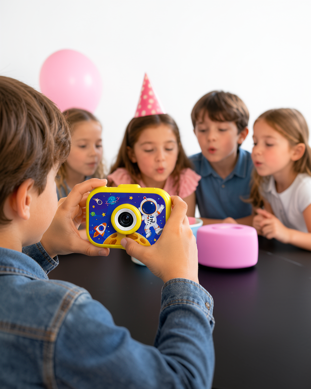 Çocuk Dijital Kamera 2.0 inç Ekran Şarjlı Ön Arka Kamera UCZZY9KAMERA-4