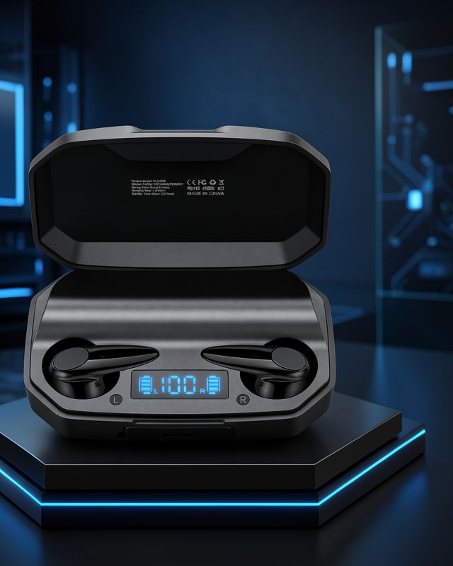 Kablosuz Kulak içi Oyuncu Kulaklığı Rgb Işıklı Çift Mikrofonlu