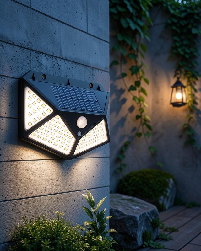 Güneş Enerjili LED Bahçe Lambası UUCZYX100LAMBA2-1