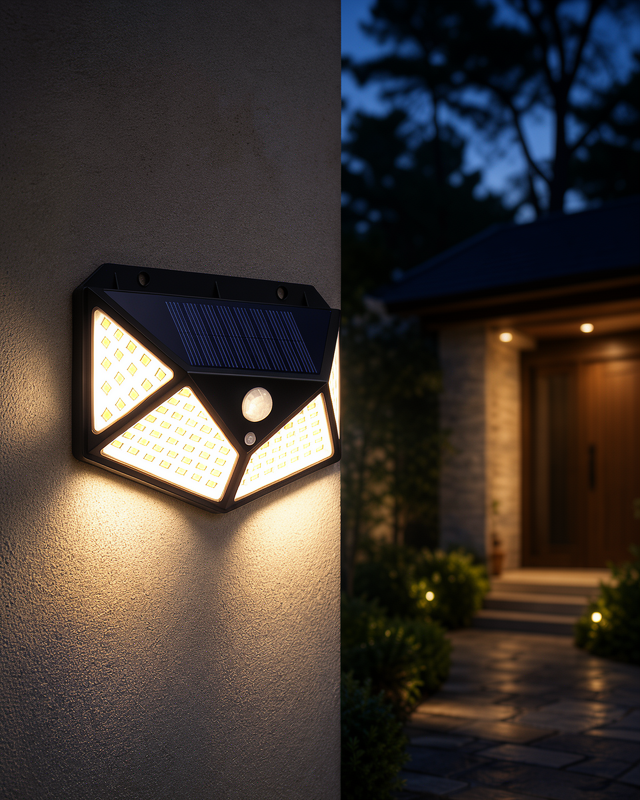 Güneş Enerjili Led Bahçe Aydınlatma UUCZYX100LAMBA1-1